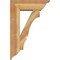 Ekena Millwork Balboa Traditional Rough Sawn Bracket w/ Offset Brace, Western Red Cedar, 8"W x 24"D x 36"H BKT0806X24X36BOA01RWR - alternate 2